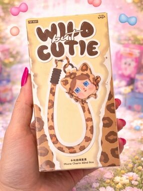 Wild But Cutie Leopard Phone Charm Blind Box